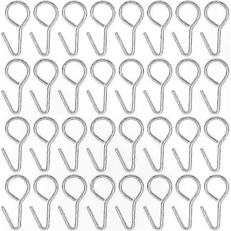 Support de montage pour siège de voiture 50 pièces, crochets métalliques polyvalents pour housses, rangement porte camping-car, organiseur suspendu accessoires auto (1/3)