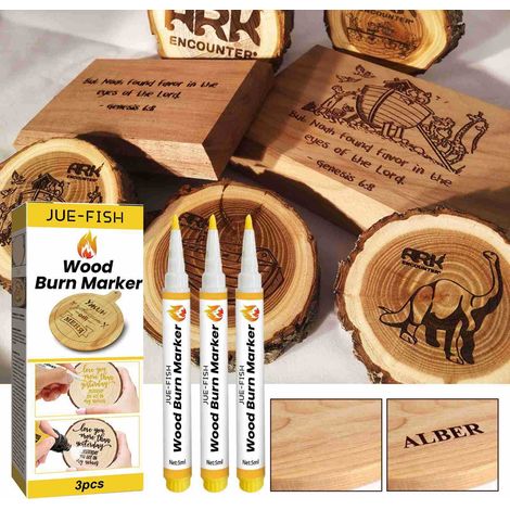 DIY Wood Burn Marker - Wooden Coaster, Cutting Board Pyrography Pen - 5ml3 -- BIEMMEDUE (1/5)