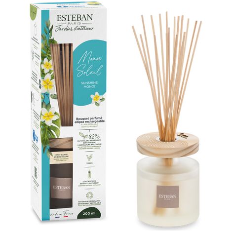 Bouquet profumato Ellipse Monoi Sun ricaricabile 200ml Esteban-Paris