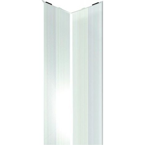Cornière d'angle adhésive Dinac - Inox brossé - 25 x 25 mm - long. 3 m - adhésivé (1/5)