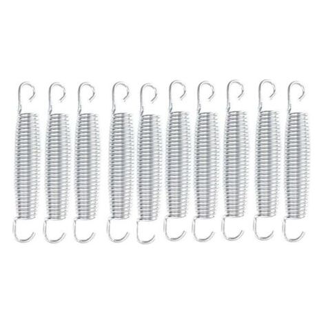 [Set de 10 ressorts de trampoline] Lot de 10 ressorts en acier galvanisé haute qualité - Installation facile et durable (1/4)
