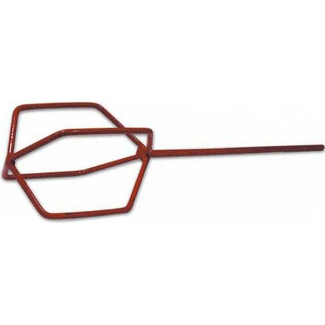 Mescolatore Miscelatore per Malte 125x600 mm Maurer 4 Aste Attacco per Trapani