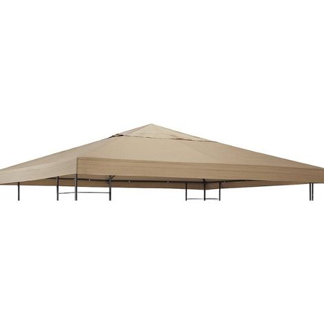 Telo di ricambio per gazebo 3x3 m écru da 180 gr/mq