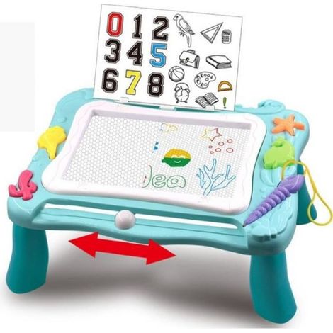 Tableau À Dessin - Ardoise Magique Pliable - ABS - 32x25x3 cm - Pour Enfants À Partir De 3 Ans - 1 Pièce (1/4)