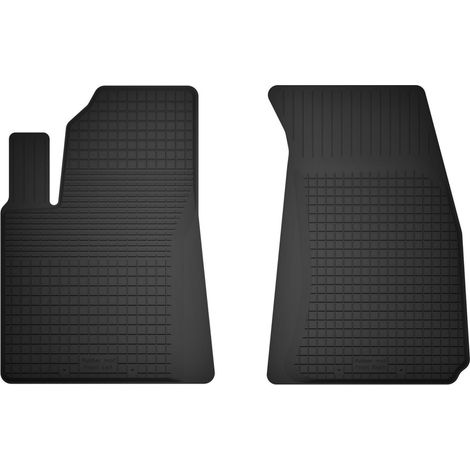Tapis de sol avant en caoutchouc, universels pour : Tesla Model S/I berline (2012-2016)
