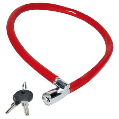 CANDADO PARA BICICLETA CABLE 10 mm x 65 cm