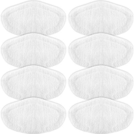 8 Ersatz-Wischmopppads für Polti Vaporetto Wischmopp, Alternative zu PAEU0332