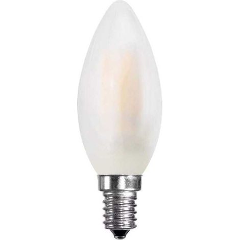 Ampoule LED E14 Opaque Filament 4W eq 40W 400lm Blanc Chaud (1/2)