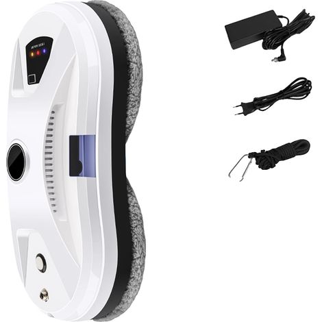 Robot limpiacristales, pulverización automática de agua, potente succión. (1/2)