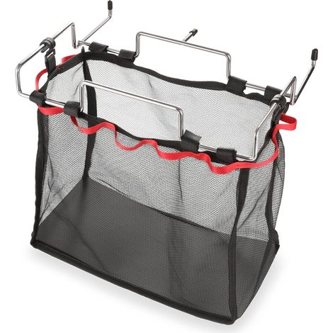 Sac de Rangement en Maille Expansible PVC Portable, Compatible pour Extérieur, Noir (1/5)