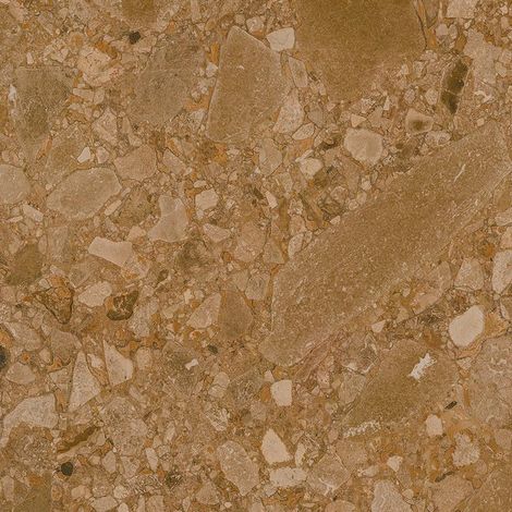 Aelle - Carrelage sol / mur effet terrazzo marron 60x60 cm BROWN WASH - Vendu par boîte de 1.41 m² (1/3)