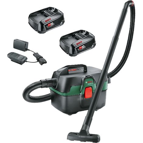 Bosch AdvancedVac 18V Cordless Wet & Dry Vacuum Cleaner Blower X2 1.5AH Battery (1/5)