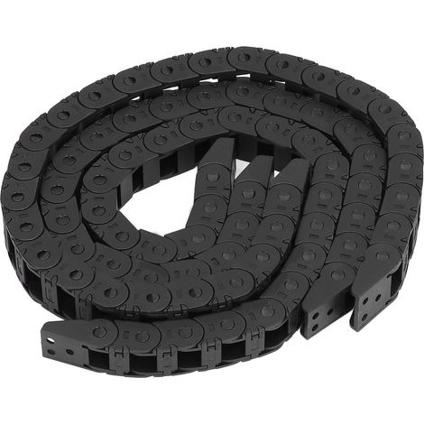 Chaîne porte-câbles nylon 3 pièces, pont ouvert 3 trous, kit drag chain pour imprimante 3D VORON 2.4, type ouvert, 170mm (1/5)