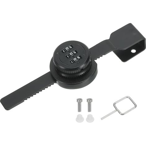 Serrure de meuble sans clé (Noir) (1/5)