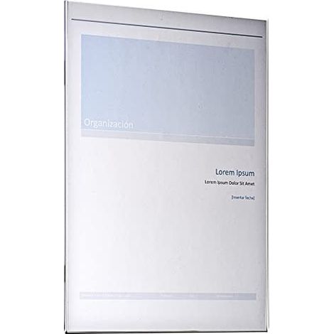 File 2000 Wanddisplay mit Aufkleber din a5 vertikal 150x210mm transparentes Glas