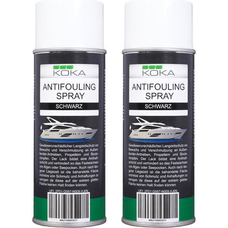 2x Antifouling Spray Schwarz (1/5)