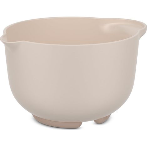 Bol de Préparation, Base Antidérapante, Résiste au Micro-Ondes et au Lave-Vaisselle, Bol, Matériau Résistance aux Chocs Supporte Jusqu'À 110°C, 1500 ml, Chalk (1/5)