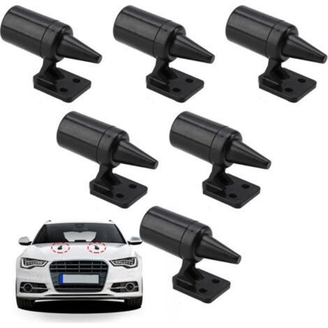 6 PCS Sifflet de Cerf Voiture, Sifflets à Ultrason Autocollants pour Véhicules, Aifflet d'Alerte de Animaux Sauvages de la Route, Dispositifs anti Cerfs Sangliers pour Voiture Moto Camion (1/5)
