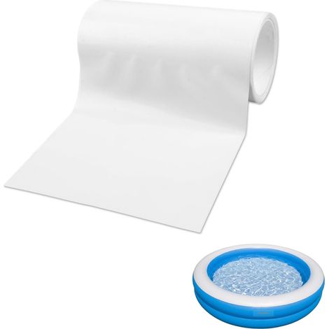 Ruban de Réparation sous-Marin pour Piscine 10 cm × 150 cm, Ruban Étanche Transparent Autocollant, Adapté aux Piscines Bateaux Pneumatiques Matelas Gonflables (1/5)