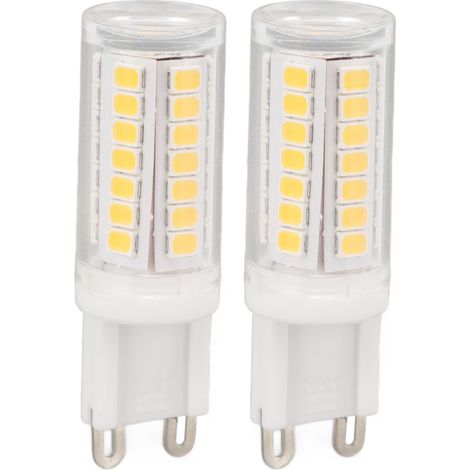 Ampoule G9 3W 45 LEDs Protection Oculaire Économie d'Énergie Haute Luminosité pour Lampe de Plafond AC 100-120V Lot de 2 (1/5)