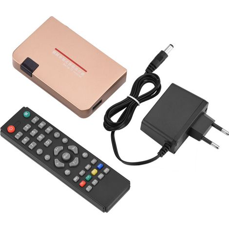RF-zu-HDMI-Konverter für alle Standards, Adapter für analoge TV-Empfänger, Fernbedienung, 100–240 V (VDE)