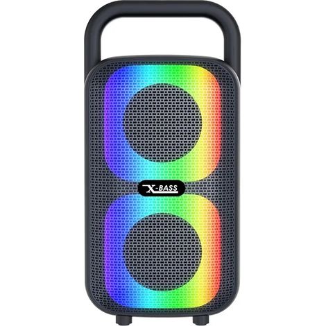 Caisson de basses audio Bluetooth (noir) pour karaoké d'extérieur étanche, salle de bain (1/5)