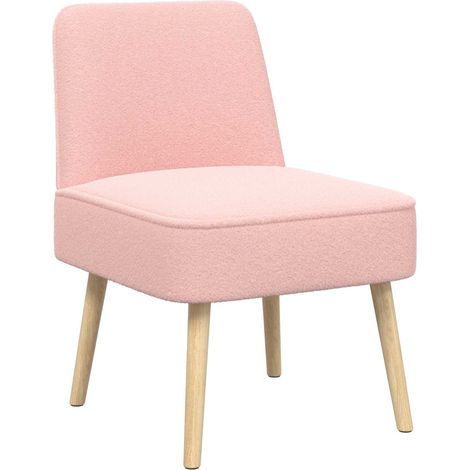 Schlafsessel Rosa 100% Polyester Metallrücken Sperrholz vidaXL (1/5)