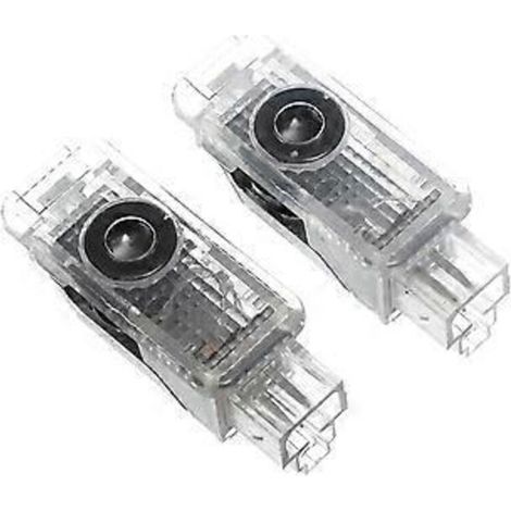 Lot de 2 projecteurs LED décoratifs pour portières de voiture (compatibles avec Audi A6L, Q5, Q3, A3, A5, A7, A8, A4L, S4, S5 et S6). (1/5)