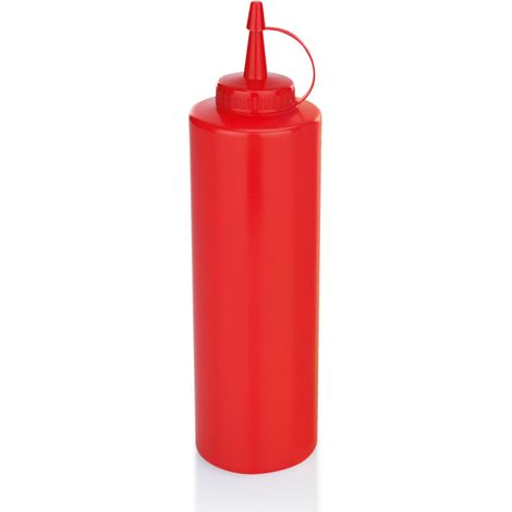 Flacon souple Ø 7 cm 0,7 ltr rouge polyéthylène lot de 6 - Was Germany (1/2)
