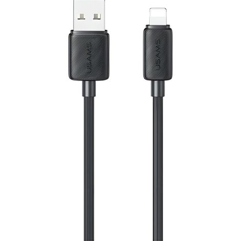 Usams KY Serie US-SJ689 2,4A USB-A auf Lightning Kabel 1m Schwarz (1/5)