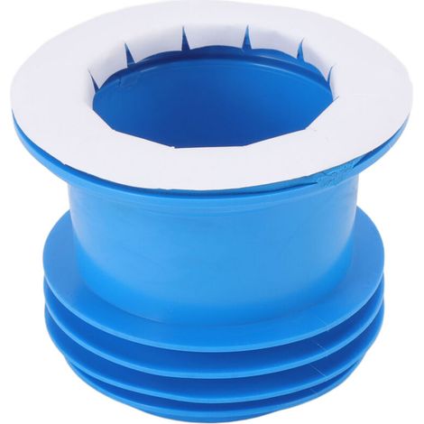 Anneau d'étanchéité de toilette résistant aux odeurs étanche multifonctionnel en caoutchouc anneau de joint de toilette bleu (1/5)