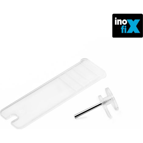 Einfacher transparenter Bilderaufhänger INOFIX 3000-0 (Blister 10 Einheiten)