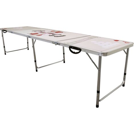 Bier Pong Tisch Bierpong Bier-Pong Tisch Ideales Partyspiel Trinkspiel tragbar und zusammenklappbar