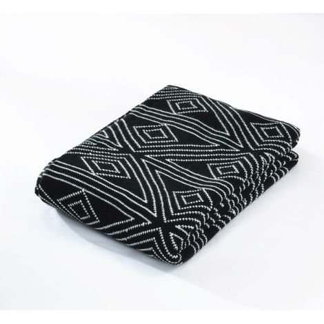 Couverture tissée 1 pièce 110x150 cm, douce et confortable, résistante pour canapé, fauteuil et sieste. (1/5)