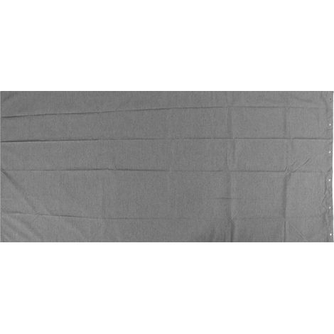 Rideau de Douche Imperméable en Polyester Épais, 80x180cm Gris pour Salle de Bain (1/5)