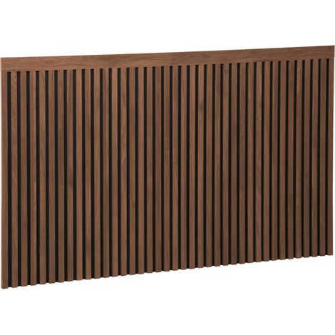 sweeek - Dekoratives Kopfteil mit Holzdekor-Latten 160cm (1/4)