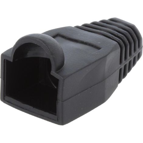 Isolation de prise RJ45 6.5mm - Noir