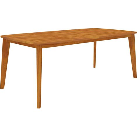 Maison Exclusive - Tavolo da Giardino 200x100x75 cm Legno Massello di Acacia (1/5)