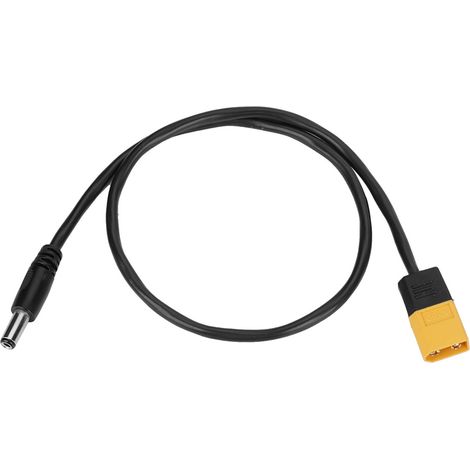 Câble d'alimentation DC5525 avec connecteur mâle XT60 vers connecteur mâle CC 5,5 x 2,5 mm (1/5)