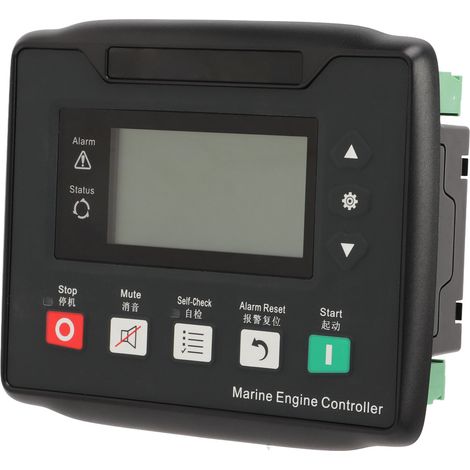 Generator-Steuergerät, Bedienfeldmodul, Start-Stopp-Automatik, Erkennungsschutz, Dieselmotorteile, DC 8–35 V (1/5)