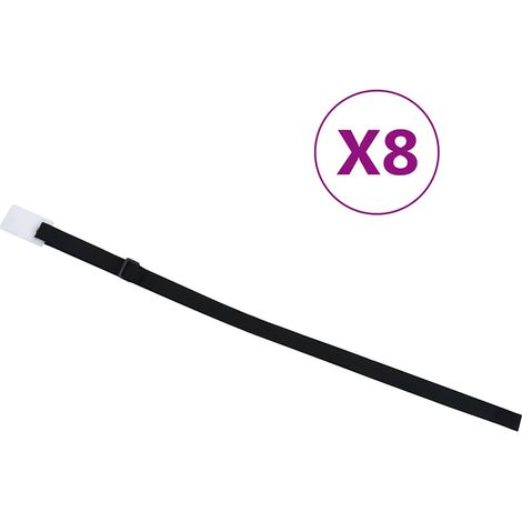 Fixations de rouleau de couverture de piscine 8 pcs 1,8 m CFW75413 (1/5)