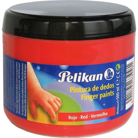 PKN PINTURA DEDOS BERMELLÓN 500ML. 63458