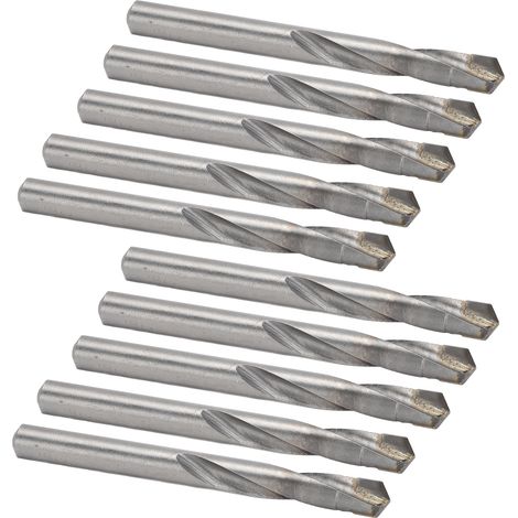 Foret HSS Carbure 9mm, Fraise Graveuse 10 Pièces, Tige Droite pour PCB CNC Tungstène (1/5)