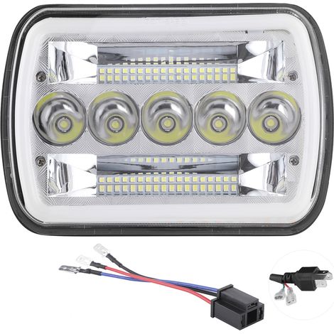 Faro LED de 7x6 pulgadas y 120 W con luces diurnas, luces bajas/altas, resistente al agua IP67, compatible con Chevy Express 1500, 2500 y 3500. (1/3)