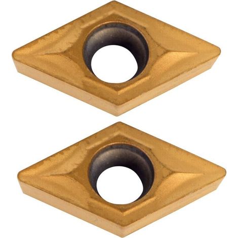 Pièces CNC en carbure - 10 unità, lame indexable diamant, plaquettes de coupe pour tournage (1/2)