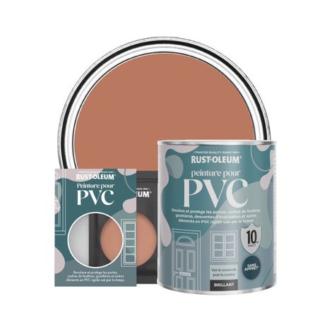 Peinture pour PVC, Finition Brillante - Sienne (1/3)