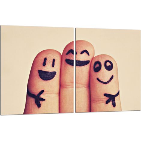 2x Glas-Schutzplatte für Herd 40x52 SMILE (1/5)
