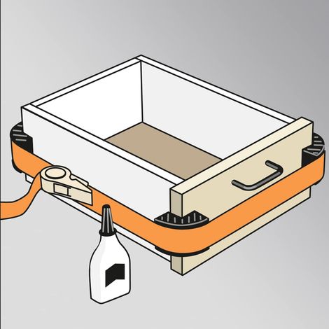 KWB cinghia di fissaggio con cricchetto, 9831 00 (1/5)