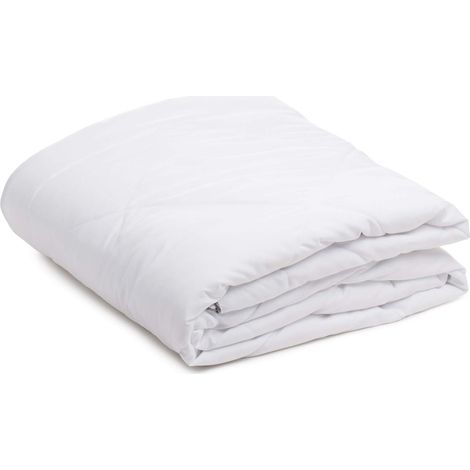 Couette d'Été, couverture extra-légère pour les nuits chaudes, 135 x 200 cm - Blanc (1/5)