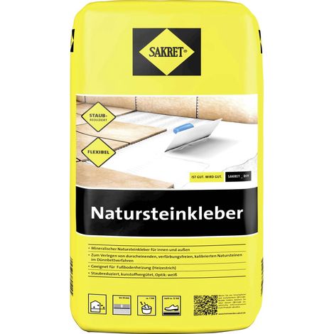 SAKRET Natursteinfliesenkleber 20 kg Innenwandfliese